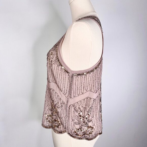 Revamped by Sirens - Grey beaded camisole - Picture 7 of 7